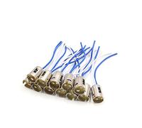 sourcing map 12pcs BA15D Light Bulb Dual Head Wiring Harness Socket Connector