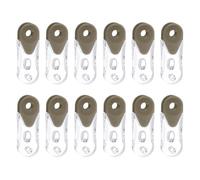 sourcing map 12Pcs Blind Cord Weight, 88.5mm Curtain Blinds Handles Plastic Pull String Pendants for Window Shutter Vertical Roller Blinds Accessories, Light brown