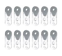 sourcing map 12Pcs Blind Cord Weight, 88.5mm Curtain Blinds Handles Plastic Pull String Pendants for Window Shutter Vertical Roller Blinds Accessories, Gray