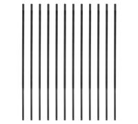 sourcing map 12pcs Chainsaw File 3/16"(4.8mm) High Carbon Hardened Steel Round Hand Rasp for Chain Saw Polishing