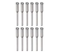 sourcing map 12pcs Cut Off Wheel Screw Mandrel 3mm Shank Dia Cutting Disc Holder for Rotary Tools