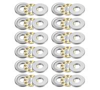 sourcing map 12pcs F4-10M Thrust Ball Bearings, 4mm x 10mm x 4mm Miniature Thrust Bearing with Washers Chrome Steel Single Direction for Conveyor Systems Machine Tools
