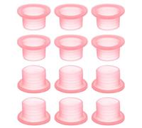 sourcing map 12pcs Faucet Leak Proof Sealing Gasket, Faucet Sealing Gasket, Leak-Proof Silicone Plug, Rubber Pipe Sealing Rings Red
