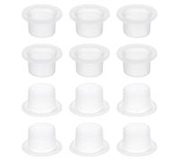 sourcing map 12pcs Faucet Leak Proof Sealing Gasket, Faucet Sealing Gasket, Leak-Proof Silicone Plug, Rubber Pipe Sealing Rings White