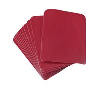 sourcing map 12Pcs Iron on Patches for Clothing Repair Fabric Repair Patches Iron-On Mending Fabric Dark Red 4.9"x3.7" for Clothes, Pants, Bags Hole Repairing and Decoration
