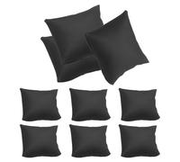 sourcing map 12pcs Leather Watch Pillows, Jewelry Display Pillow for Bracelet, Watch, Anklet, Bangle, Dangle Earring and Necklace Black