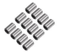 sourcing map 12pcs LM4UU Linear Ball Bearings, 4mm Bore Dia, 8mm OD,12mm Length, Linear Motion Bearing for CNC Machine Tool 3D Printer