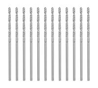 sourcing map 12pcs Micro Jobber Twist Drill Bits #56 1.15mm / 0.0453" High Speed Steel HSS Mini Drilling Bit Tool for Stainless Steel Aluminum Wood Plastic