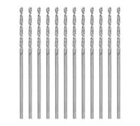 sourcing map 12pcs Micro Jobber Twist Drill Bits #60 1mm / 0.039" High Speed Steel HSS Mini Drilling Bit Tool for Stainless Steel Aluminum Wood Plastic