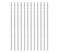 sourcing map 12pcs Micro Jobber Twist Drill Bits #80 0.35mm / 0.0138" High Speed Steel HSS Mini Drilling Bit Tool for Stainless Steel Aluminum Wood Plastic