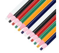 sourcing map 12PCS Peel-Off Grease Pencils, Color China Markers for Glass Metal Plastic Paper, Non-Sharpening Wax Pencils for Coloring Drawing Marking, 6 Colors