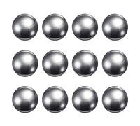 sourcing map 12pcs Precision Balls 19mm Diameter G10 Chrome Steel Ball for Bearings, Silver