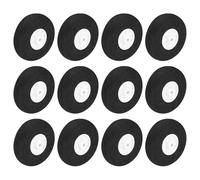 sourcing map 12Pcs RC Airplane Wheels 38mm / 1.5" OD Aircraft Sponge Tire Tail Airplanes Foam Wheel Replacement for DIY Model Plane Helicopter