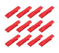 sourcing map 12pcs Red Satin Table Napkins Polyester Square Bright Table Napkin Fabric Table Napkin for Event Wedding Party Table Decoration,17×17 Inch