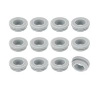 sourcing map 12Pcs Rubber Grommets, Mount Dia 17mm ID 13mm Snap Firewall Hole Plug, Anti-Scratch Hole Cover Plug for Electrical Box Cable Wiring, Gray