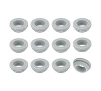 sourcing map 12Pcs Rubber Grommets, Mount Dia 19mm ID 15mm Snap Firewall Hole Plug, Anti-Scratch Hole Cover Plug for Electrical Box Cable Wiring, Gray