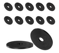 sourcing map 12pcs Rubber Spacers 1-1/4" OD, 1/4" ID, 1/16" Height Round Anti Vibration Spacer Rubber Bushing Grommets Thick Rubber Washers for Home Car Accessories