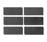 sourcing map 12pcs Sandpaper 400 600 800 1000 1200 1500 Grit 9 x 3.6 Inch Silicon Carbide Abrasive Wet Dry Sanding Sheets for Wood Finishing, Metal Sanding, Automotive Polishing