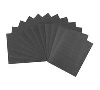 sourcing map 12pcs Sandpaper 400 600 800 1000 1200 1500 Grit A-Weight Backing Silicon Carbide Abrasive Wet Dry Sanding Sheets for Wood Finishing, Metal Sanding, Automotive Polishing