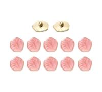 sourcing map 12Pcs Shank Buttons, 30mm/1.2" Irregular Vintage Decorative Sewing Buttons Fastener Accessories for Clothing Coat Suit Cardigan Crafts Decoration, Pink