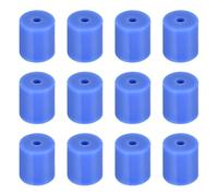 sourcing map 12Pcs Silicone Bed Mounts 3D Printer Heat Bed Silicone Leveling Column Silicone Buffer 18mm for 3D Printer Blue