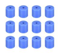 sourcing map 12Pcs Silicone Bed Mounts 3D Printer Heat Bed Silicone Leveling Column Silicone Buffer 16mm for 3D Printer Blue