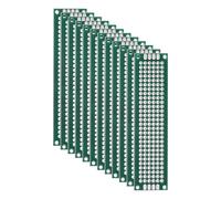sourcing map 12Pcs Single Sided PCB Boards, FR-4 Fiberglass Printed Circuit Prototyping Board, Universal Prototype Kit for DIY, Soldering, Electronics, Green 0.79" x 3.15"