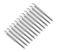 sourcing map 12pcs Straight Flute Thread Tap, M6 x 1 Metric Screw Threading Tapping Tool Thread Milling Machine Taps, High-Speed Steel 6542 (HSS 6542)