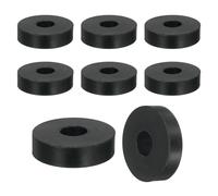 sourcing map 12Pcs Thick Rubber Spacer, 1-3/16 Inch OD x 3/8 Inch ID x 5/16 Inch Thickness