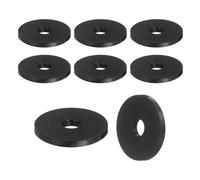 sourcing map 12Pcs Thick Rubber Spacer, 1-3/16 Inch OD x 5/16 Inch ID x 1/8 Inch Thickness Round Rubber Bushings Anti Vibration Flat Spacer Washers for Home Industrial Machinery