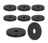 sourcing map 12Pcs Thick Rubber Spacer, 1-3/8 Inch OD x 1/4 Inch ID x 3/16 Inch Thickness