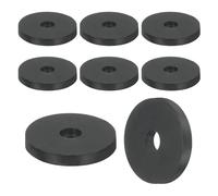 sourcing map 12Pcs Thick Rubber Spacer, 1-9/16 Inch OD x 1/2 Inch ID x 3/16 Inch Thickness