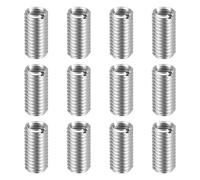 sourcing map 12pcs Thread Repair Inserts M10 x 1.5 Male to M8 x 1.25 Female Thread 20mm Long Stainless Steel Reducing Nuts Metric Self Tapping Sleeves Threaded Reducer Industrial Fasteners