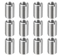 sourcing map 12pcs Thread Repair Inserts M12 x 1.75 Male to M10 x 1.5 Female Thread 20mm Long Stainless Steel Reducing Nuts Metric Self Tapping Sleeves Threaded Reducer Industrial Fasteners