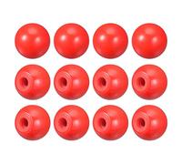 sourcing map 12Pcs Threaded Ball Knobs, M6 Female Thread Thermoset Ball Knob 0.98'' Dia Red Round Operation Ball Handles Embedded Threaded Knob for Machine Handle Tool Replacement