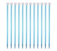 sourcing map 12pcs Tunisian Crochet Hooks 7mm Aluminum Knitting Needles 27cm Long Crocheting Needles for Crochet Lovers & Beginners, Blue