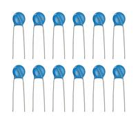 sourcing map 12pcs Voltage Dependent Resistors, 10D221K Varistor AC 140V Radial Lead Disc Varistors 10.5mm Dia Surge Current Protector for AC/DC Circuit Protection