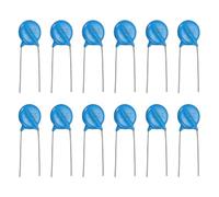 sourcing map 12pcs Voltage Dependent Resistors, 10D561K Varistor AC 350V Radial Lead Disc Varistors 10.5mm Dia Surge Current Protector for AC/DC Circuit Protection