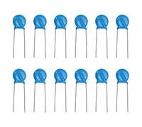 sourcing map 12pcs Voltage Dependent Resistors, 10D681K Varistor AC 420V Radial Lead Disc Varistors 10.5mm Dia Surge Current Protector for AC/DC Circuit Protection