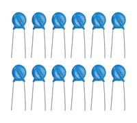 sourcing map 12pcs Voltage Dependent Resistors, 10D821K Varistor AC 510V Radial Lead Disc Varistors 10.5mm Dia Surge Current Protector for AC/DC Circuit Protection