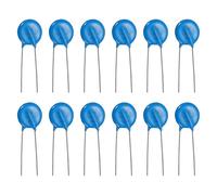 sourcing map 12pcs Voltage Dependent Resistors, 14D181K Varistor AC 115V Radial Lead Disc Varistors 14mm Dia Surge Current Protector for AC/DC Circuit Protection