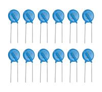 sourcing map 12pcs Voltage Dependent Resistors, 14D220K Varistor AC 14V Radial Lead Disc Varistors 14.5mm Dia Surge Current Protector for AC/DC Circuit Protection