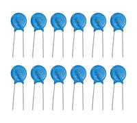sourcing map 12pcs Voltage Dependent Resistors, 14D270K Varistor AC 17V Radial Lead Disc Varistors 14.5mm Dia Surge Current Protector for AC/DC Circuit Protection