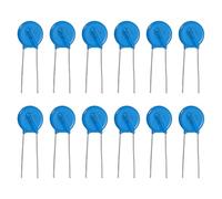 sourcing map 12pcs Voltage Dependent Resistors, 14D470K Varistor AC 30V Radial Lead Disc Varistors 14.5mm Dia Surge Current Protector for AC/DC Circuit Protection