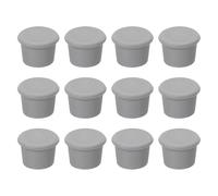 sourcing map 12Pcs Wine Stoppers Reusable Beer Bottle Cover Wine Bottle Stopper Wine Outlet Cap Wine Saver Grey