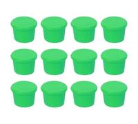 sourcing map 12Pcs Wine Stoppers Reusable Beer Bottle Cover Wine Bottle Stopper Wine Outlet Cap Wine Saver Green
