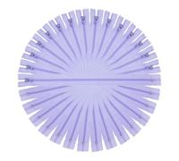 sourcing map 13 Inch Nylon Coil Zippers, #3 Light Purple Pants Separating Sewing Zippers Bulk Replacement for Bags, Garments, Pouches, Tailor Sewing Craft Accessories, Pack of 15