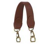 sourcing map 13 Inch PU Leather Purse Strap, 1.18 Inch Wide Short Handbag Strap Replacement DIY Tote Bag Making Accessories with Swivel Clasp for Purse Shoulder Bags, Coffee
