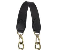 sourcing map 13 Inch PU Leather Purse Strap, 1.18 Inch Wide Short Handbag Strap Replacement DIY Tote Bag Making Accessories with Swivel Clasp for Purse Shoulder Bags, Black