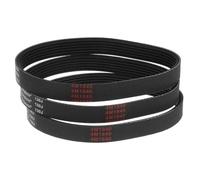 sourcing map 130J6 Rubber Poly V Belts, 6 Ribs PJ V-Ribbed Belt 330mm Length x 14mm Width x 3.5mm Thick, Industrial Transmission Drive Belt, 3pcs